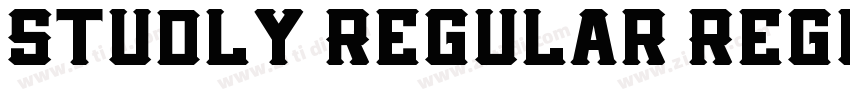 Studly Regular Regul字体转换